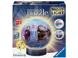 Puzzel RAVENSBURGUER 3D Puzzle Ball - Frozen 2 Night-Light (72 Piezas)