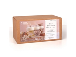 Kit de bricolaje - mis velas de cristal GRAINE CRÉATIVE