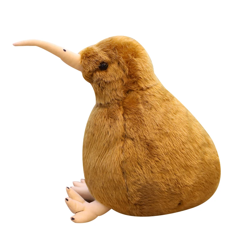 (naranja, 30 Cm) Lindo Y Realista Peluche De Kiwi, Muñeco De Peluche Suave