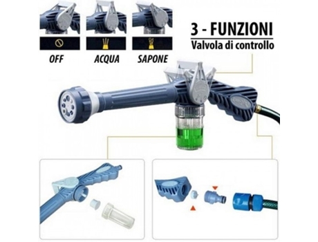 Hidrolimpiadora de Cañón de Agua Ez Jet Con 3 Modos de Control TRADE SHOP TRAESIO