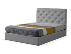 Cama de Matrimonio BAZAR MONDIALE Valencia (Madera - 148x200x120 cm)