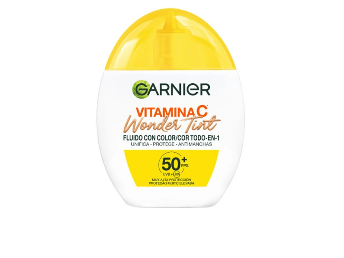 Crema facial con tinte Wonder Vitamin C de Garnier (40 ml - Todo tipo de piel)