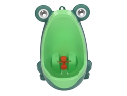 Orinal Infantil Para Niños, Orinal De Entrenamiento Para Ir Al Baño, Diseño Divertido De Diana, Animalito Adorable, Verde, Plástico, Montaje En Pared.