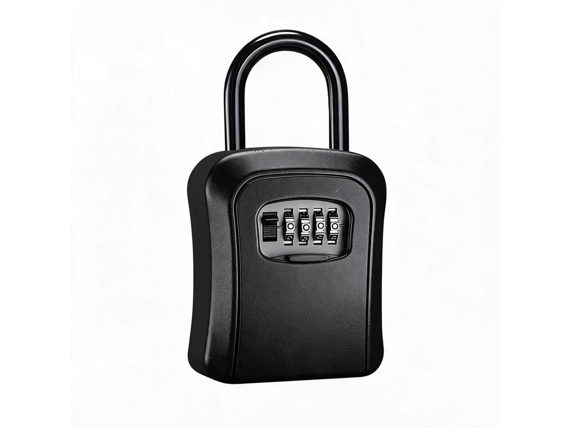 Caja De Llaves Eifson Metal Cierre Zincado 9.6x4x17.2cm (negro)