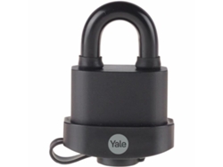 Candado de llave YALE Rectangular Negro