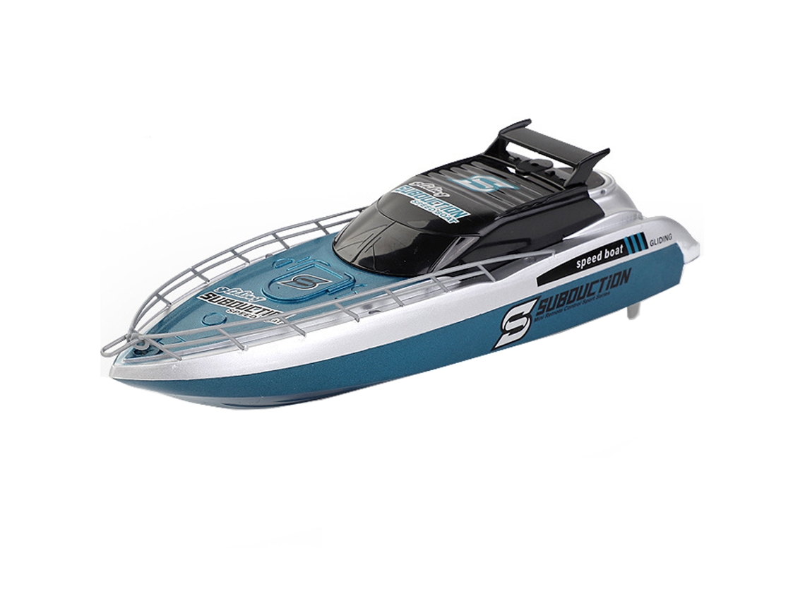 Azul777-582 Lancha Rc 2.4g Impermeable Barco Control Remoto Vehículos De Alta Velocidad Modelos Cruiser