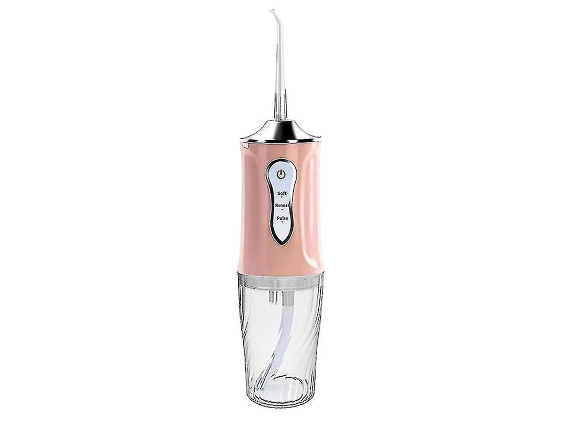 Irrigador Bucal Eléctrico Portátil Con Batería De 1500 Mah, Capacidad De 220 Ml, Presión De 120 Psi Y Clasificación Ipx7 Para Limpieza Dental.