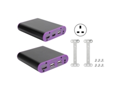 Transmisor y receptor extensor de medios HDMI 1080p