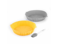 Cestas de Silicona con Pincel para Freidoras de Aire Mollicon INNOVAGOODS 2 Unidades