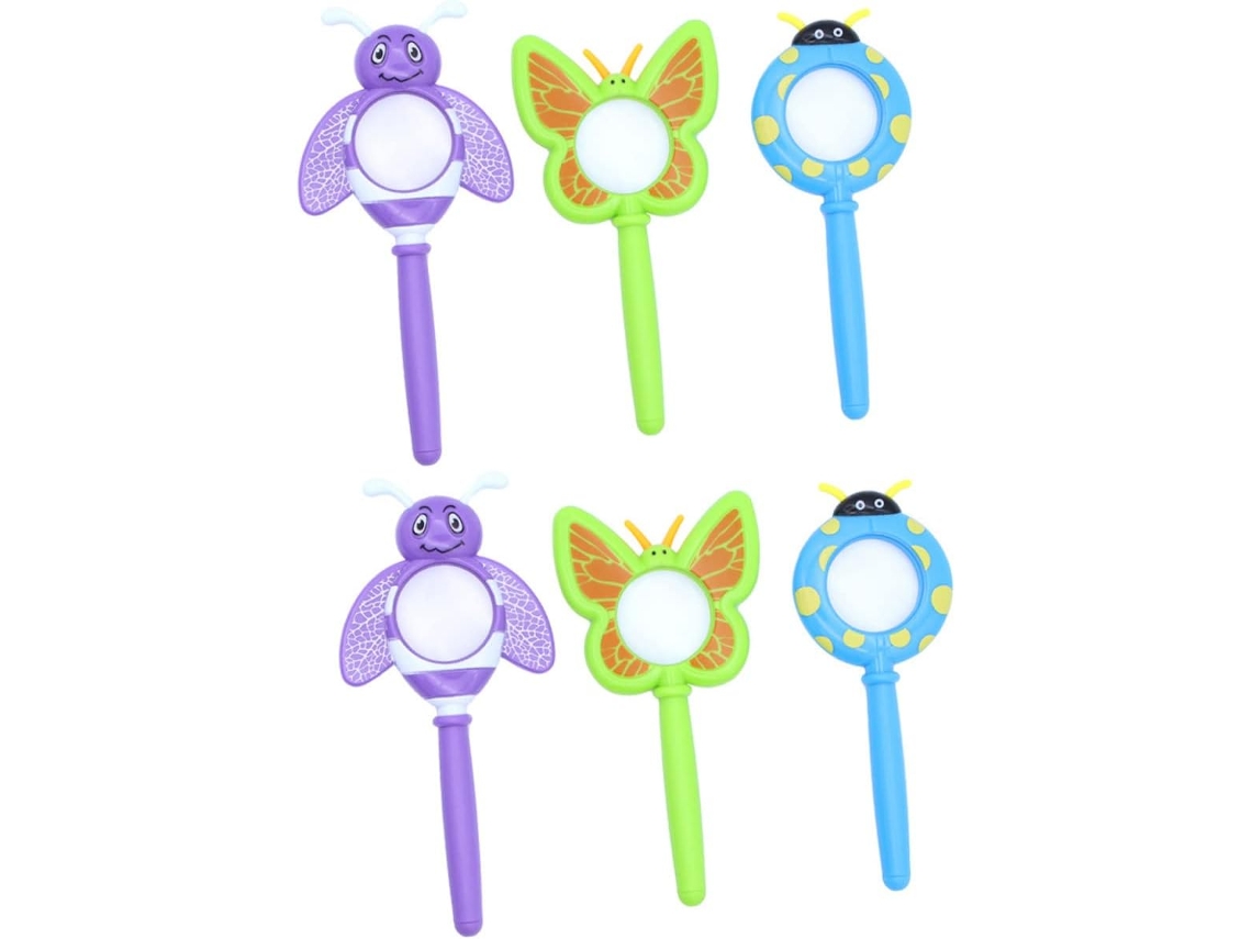 Juego De 6 Lupas Portátiles Para Observación De Insectos, Ideales Para Niños Y Niñas.
