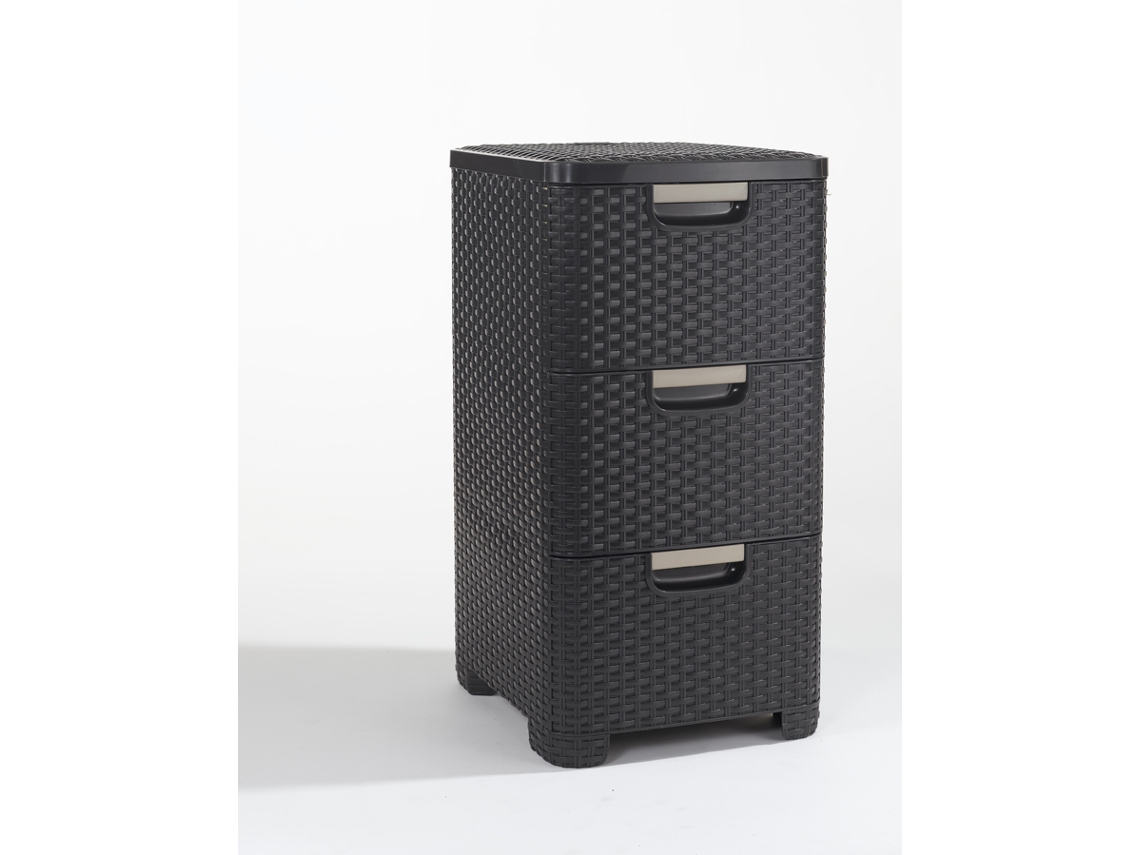 Organizador con 3 Cajones (Marrón)