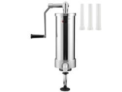 Embutidora de salchichas Succebuy de acero inoxidable de 5 lb/3 l para hacer salchichas caseras