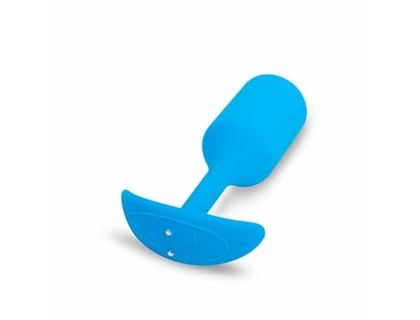 Plug Anal B-Vibe Vibrating Snug 3 Azul Tamanho L (3,7 X 13,8 X 1 Cm)