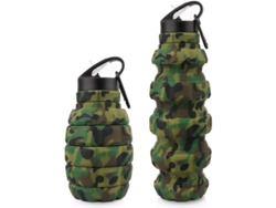 2026da-botella De Agua Plegable Reutilizable Silicona Bpa Free Para Gimnasio Camping Senderismo Viajes