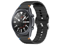 Correa para Samsung Galaxy Watch 3 (45 mm) - Silicona con textura ondulada cosida (22 mm)