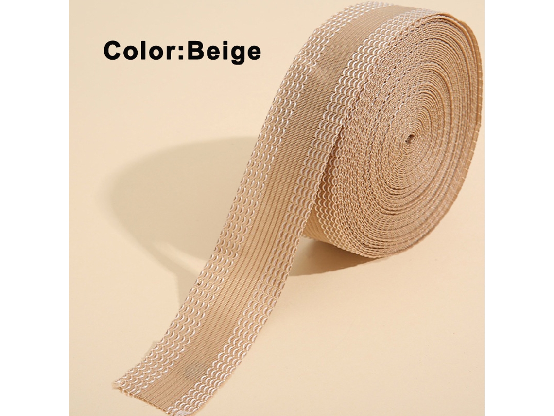 (beige - 2m) Cinta Autoadhesiva Para Dobladillo De Pantalón - Cinta Para Planchar Bordes De Pantalones - Tejido De Costura