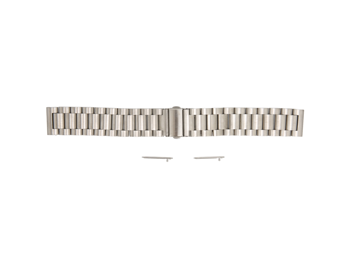 Correa De Acero Inoxidable De 20 Mm Con Doble Cierre Para Smartwatch Amazfit Gts 3, Gts 2, Bip S Y Bip U (plateada)