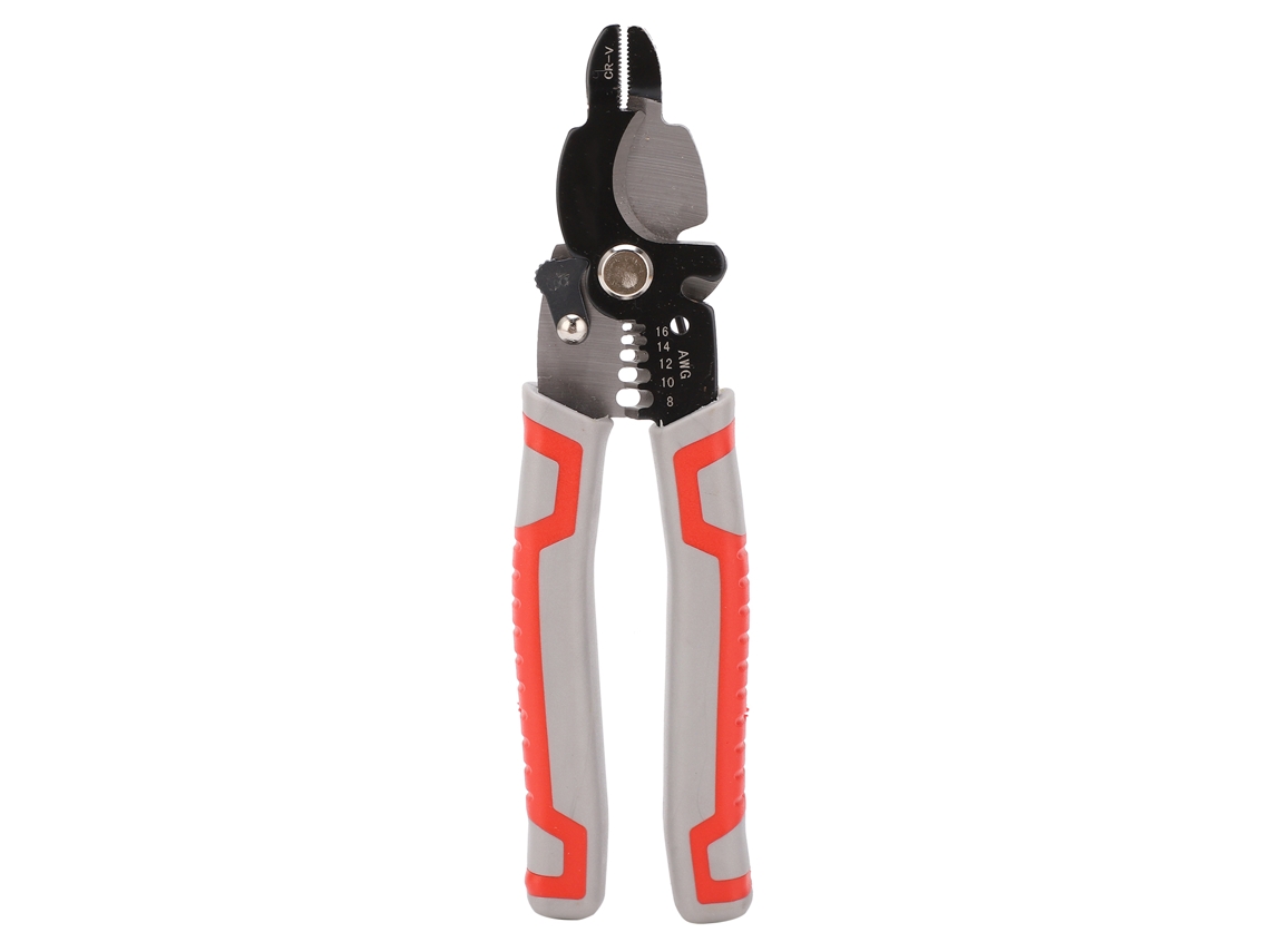 Alicates Pelacables Multifuncionales Con Tijeras Y Herramienta De Crimpado Industrial Awg8-16mm²