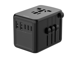 Adaptador de enchufe internacional todo en uno con 2 USB-C / 3 Tipo C GERTIZ