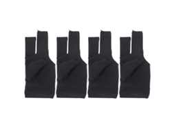 Danu2026-4pcs Guantes De Billar Snooker Unisex Para Taco De Pool, Mano Izquierda/derecha, Tres Dedos Abiertos