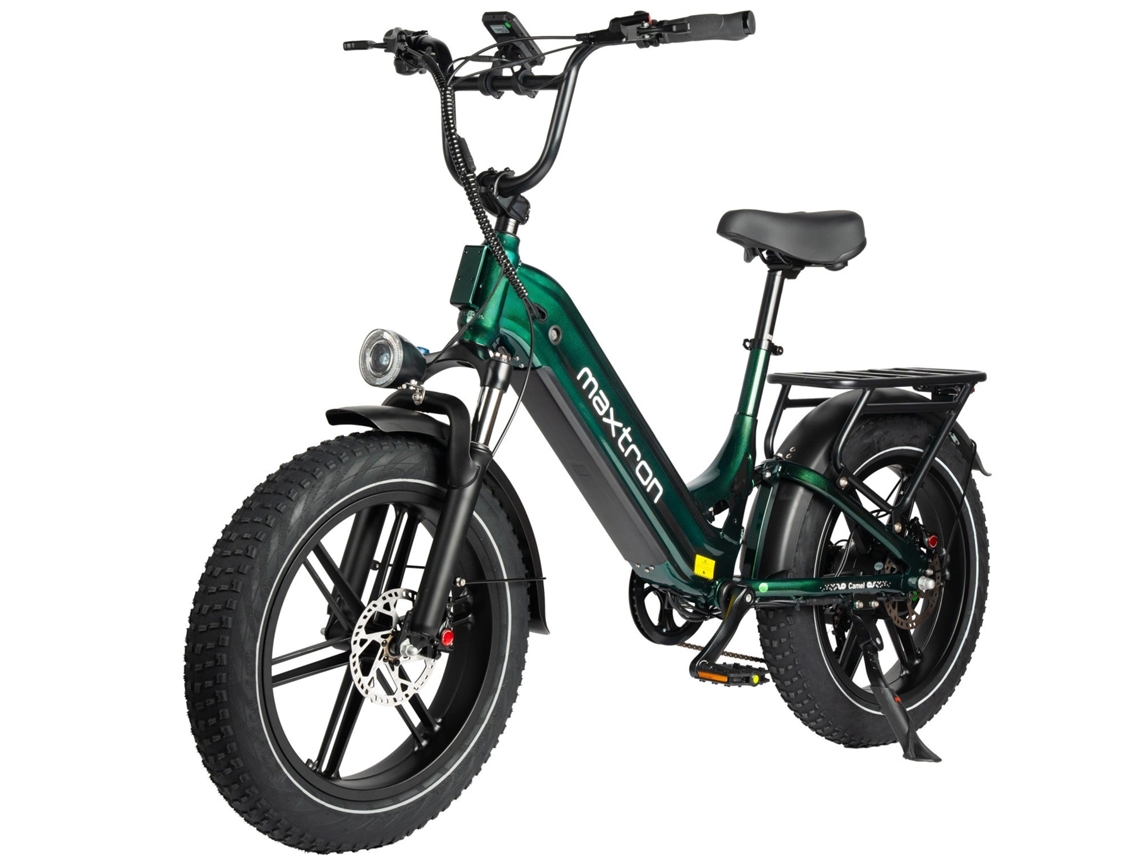 Bicicleta Eléctrica Maxturn Camel - Motor 250w Batería 48v18ah 20'' Frenos De Disco Hidráulicos - Verde