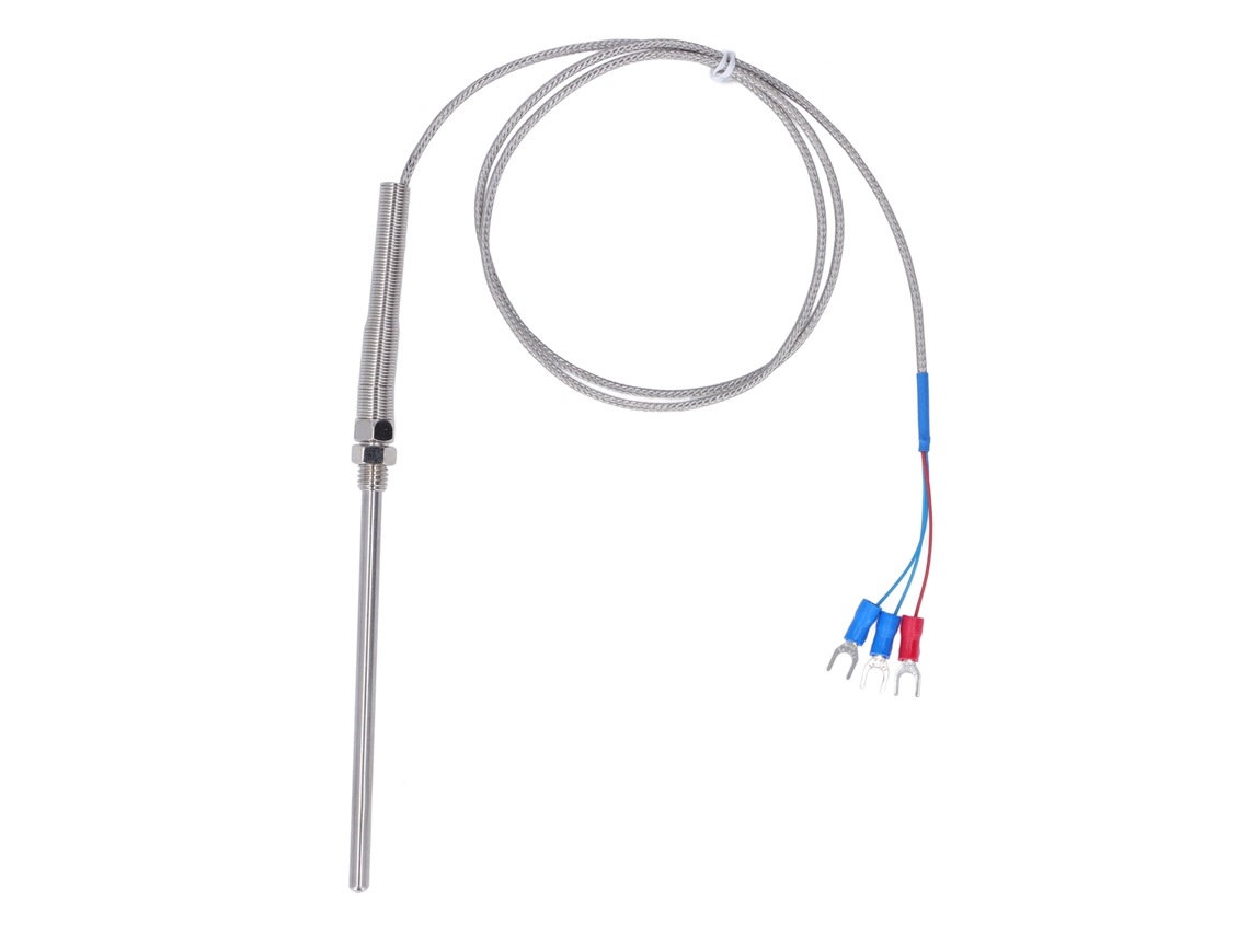 2026velora-sonda Termocupla Pt100 Sensor De Temperatura 0-400℃ 100mm Longitud 1 Metro