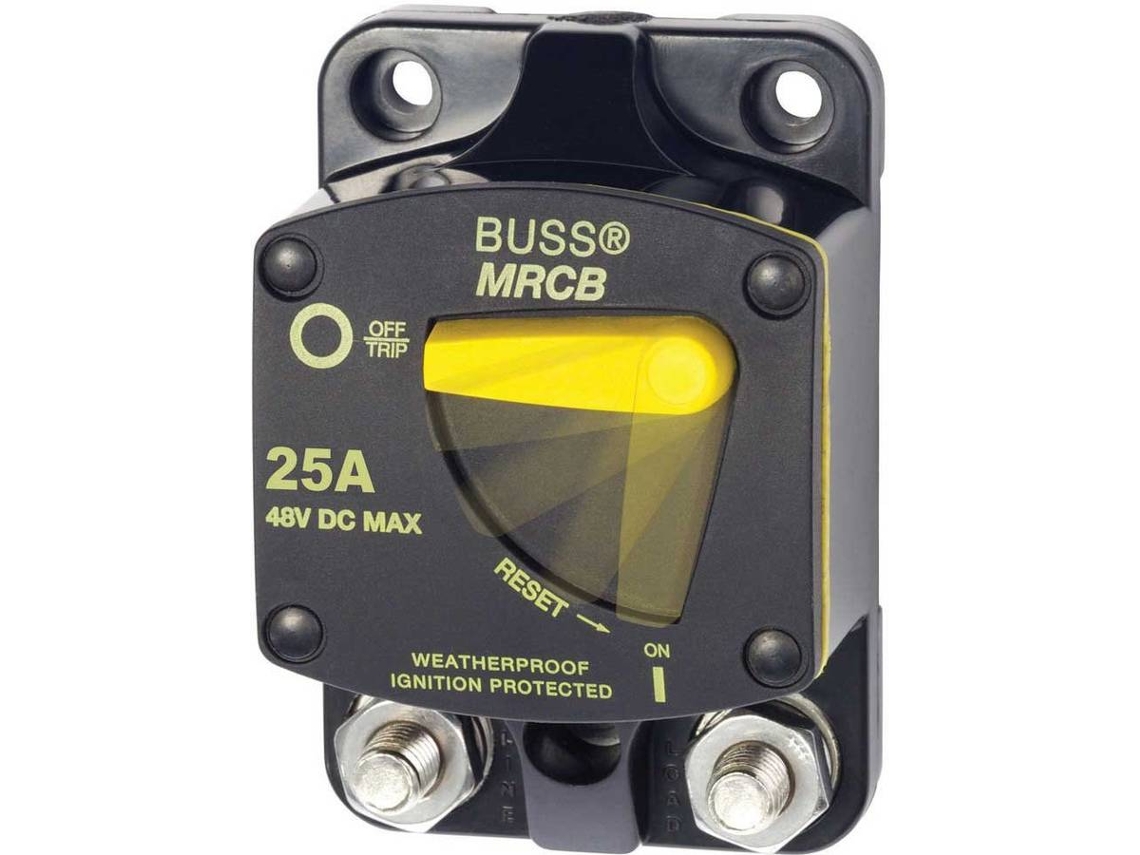 Interruptor BLUE SEA Thermal Circuit Breaker 25A Negro