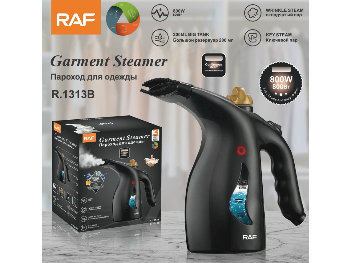 (preto) Vaporizador De Roupas Portátil Padrão Europeu - Ferro A Vapor - Ferro Doméstico Portátil - Escova A Vapor Para Máquina De Passar Roupa