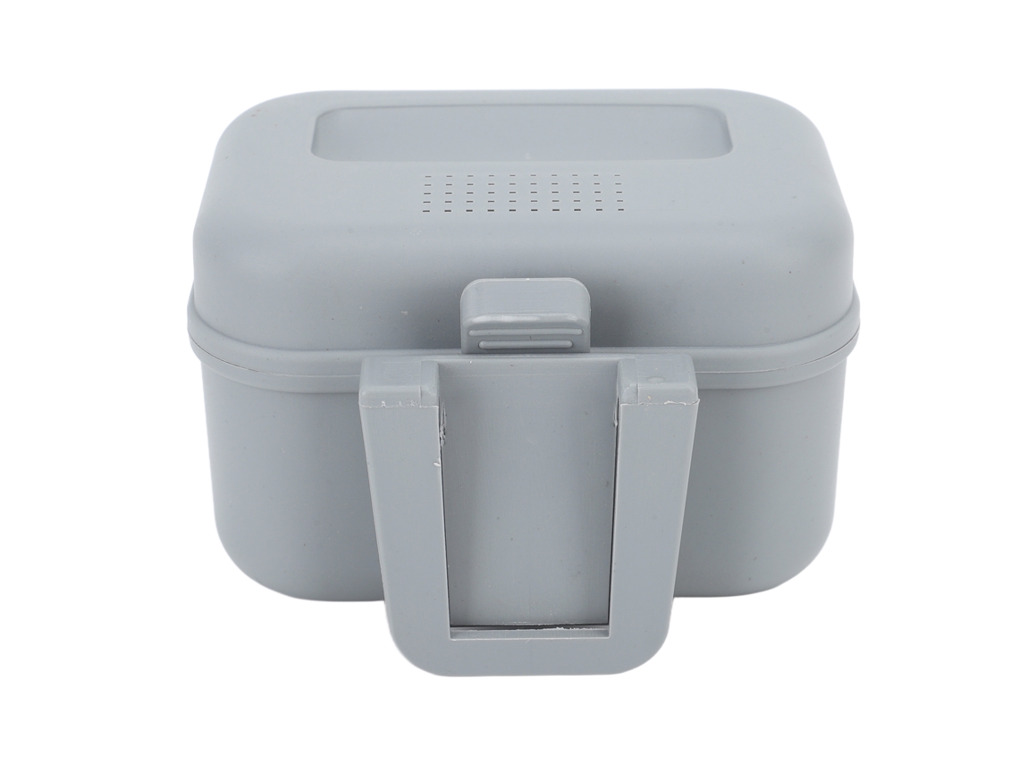 2026rebe-caja De Cebo Vivo Para Pesca Estación De Cebo Plástico Impermeable Resistente Al Calor Contenedor De Gusanos Gris S