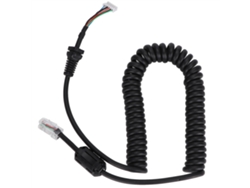 Cable De Micrófono De Mano De 6 Pines Actualizado Para Yaesu Con Accesorios De Anillo Magnético