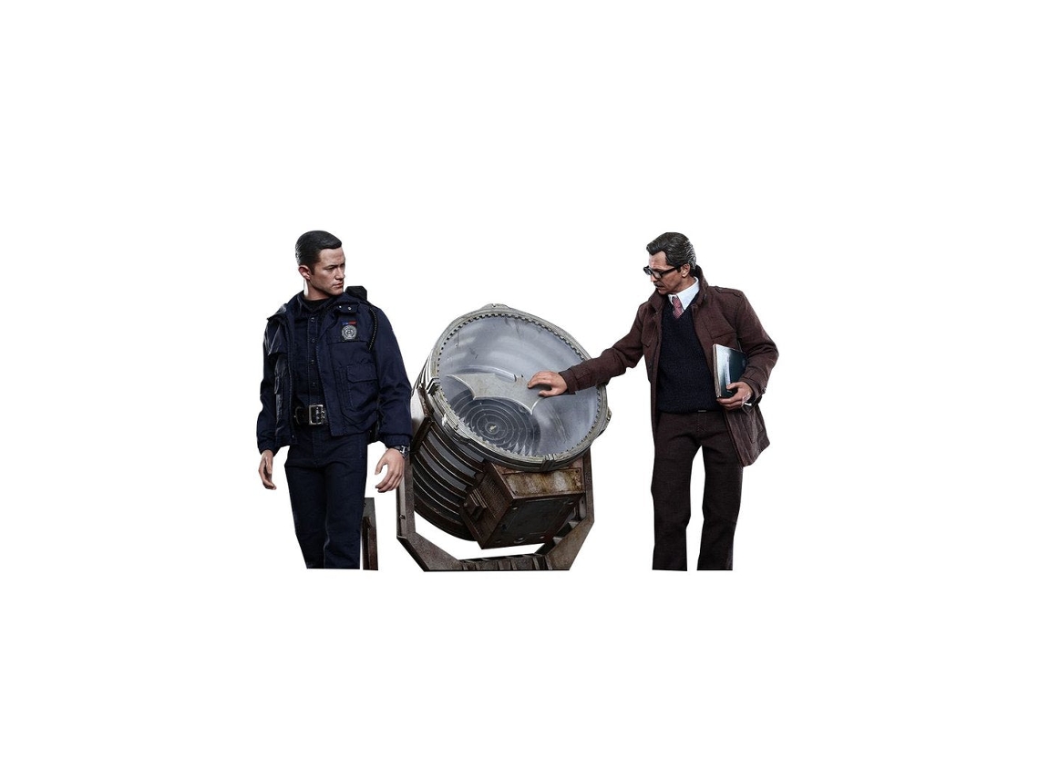 Figura Hot Toys MMS275 - DC Comics - The Dark Knight Rises - John Blake And Jim Gordon With Bat-Signal