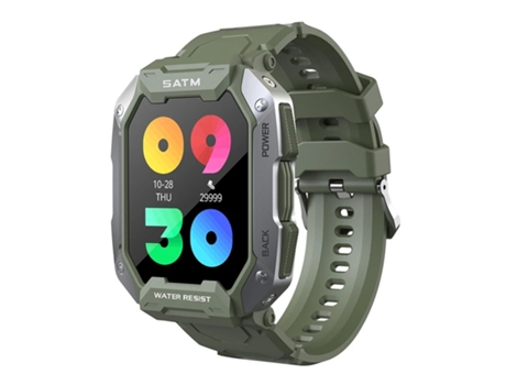 Reloj inteligente militar resistente al agua 5ATM IP69K para hombre, reloj inteligente profesional HD de 1,71 pulgadas para exteriores, relojes de ...