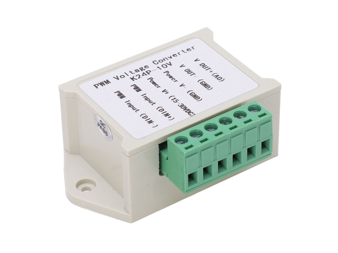 Módulo Convertidor De Voltaje Pwm A 0-10v, De Señal Digital A Analógica, Con Cubierta De Abs.