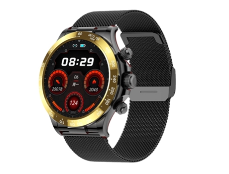 Reloj Inteligente Redondo Bluetooth Responder Llamada Relojes Termómetro Deportes GPS Seguimiento de Ruta Smartwatch Hombres Mujeres Para Android I...