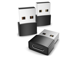 Adaptador USB C hembra a USB macho, paquete de 4, compatible con iPhone 13, 12 Pro Max, etc. Hjkjyx