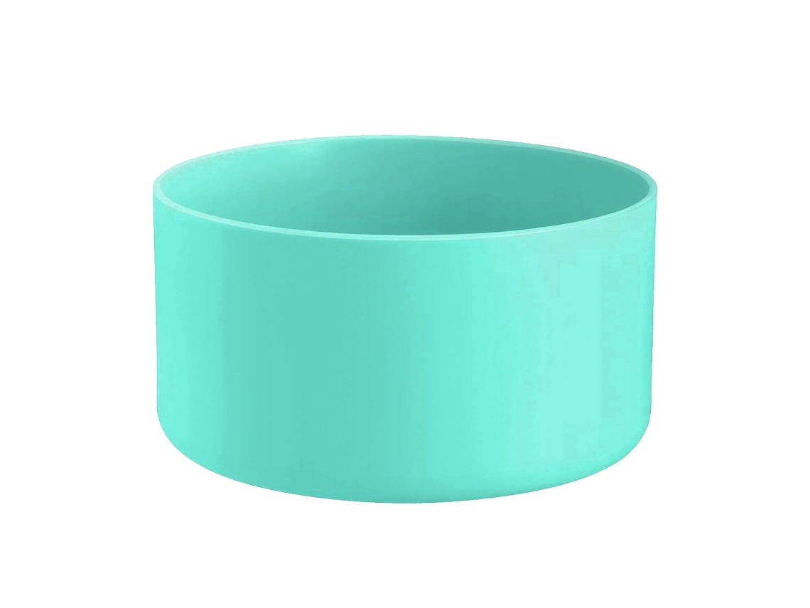 JILLIOPER Set de vasos térmicos de silicona antideslizante, alta temperatura, set de vasos de 7,5 cm y 9 cm con base de silicona