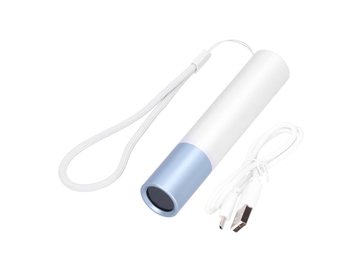 2026-linterna Uv Recargable 365nm Led Luz Morada Fluorescente Para Inspección De Tiña Y Falsificaciones, Entrada/salida Usb, Plata