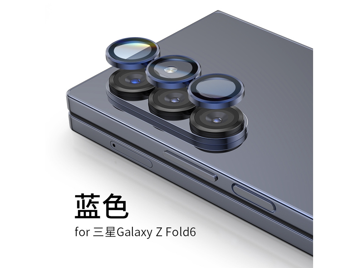 A Película Protetora Para Lentes De Câmeras É Adequada Paracom Placa Traseira / Óculos Samsung Z Fold6 Eagle Eyeglasses azul