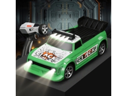 Coche Teledirigido De Drift A Escala 1/16, 2.4 Ghz, Con Luces Led. Juguete Para Niños Y Niñas.