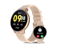 Reloj inteligente S48t con Bluetooth, monitor de frecuencia cardíaca y presión arterial, pantalla AMOLED de 1,43 pulgadas, dorado, Bestvite