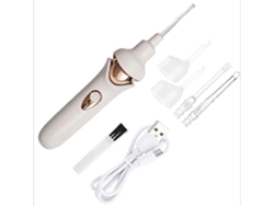 Ferramenta Elétrica De Extração De Cera Do Ouvido Com Luz Led, Kit De Limpeza Suave Portátil Para Crianças E Adultos