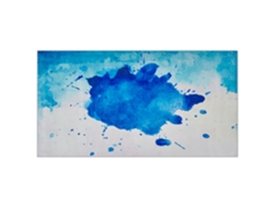 Alfombra de pelo corto BELIANI Odalar de Poliéster Azul 80x150