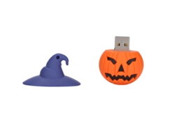 Memoria Usb 2.0 128gb Disco Flash Cute Calabaza Monstruo Almacenamiento Móvil Pumpkin Head