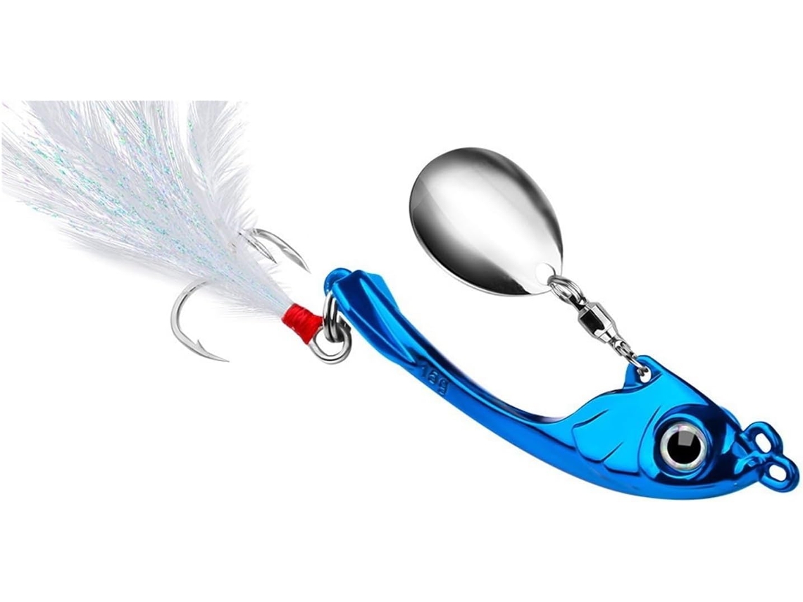 Anzuelo De Pesca 9 G, 13 G Y 17 G. Señuelo Metálico Para Curricán, Spinning Spoon Wobbler, Cebo Duro Que Se...