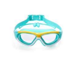 Gafas de natación Vista Clara para niños y niñas con tapones para los oídos, color azul lago