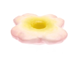 Portavelas de cerámica flor rosa RICO DESIGN