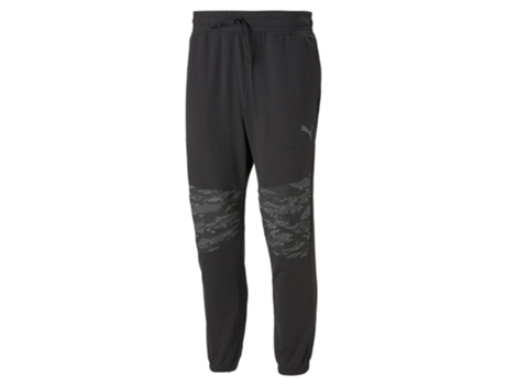 Pantalones de Chándal de Hombre PUMA (M - Negro)