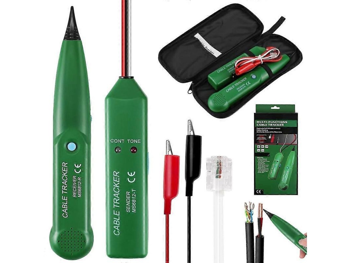 Detector Rotura Cables Para Cortacésped Robot, Localizador Cables, Testador Circuitos Verde