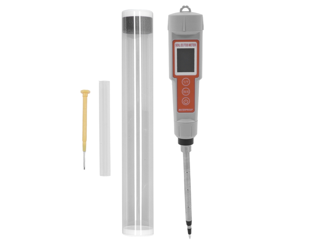 Analizador De Suelo 3 En 1: Ec, Tds, Temperatura Y Detector De Calidad Del Suelo Para Invernaderos Y Acuarios.