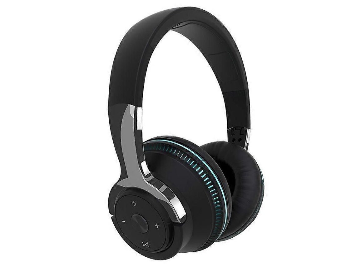 Auriculares inalámbricos Bluetooth 5.1 supraaurales con cancelación de ruido LED y sonido estéreo.
